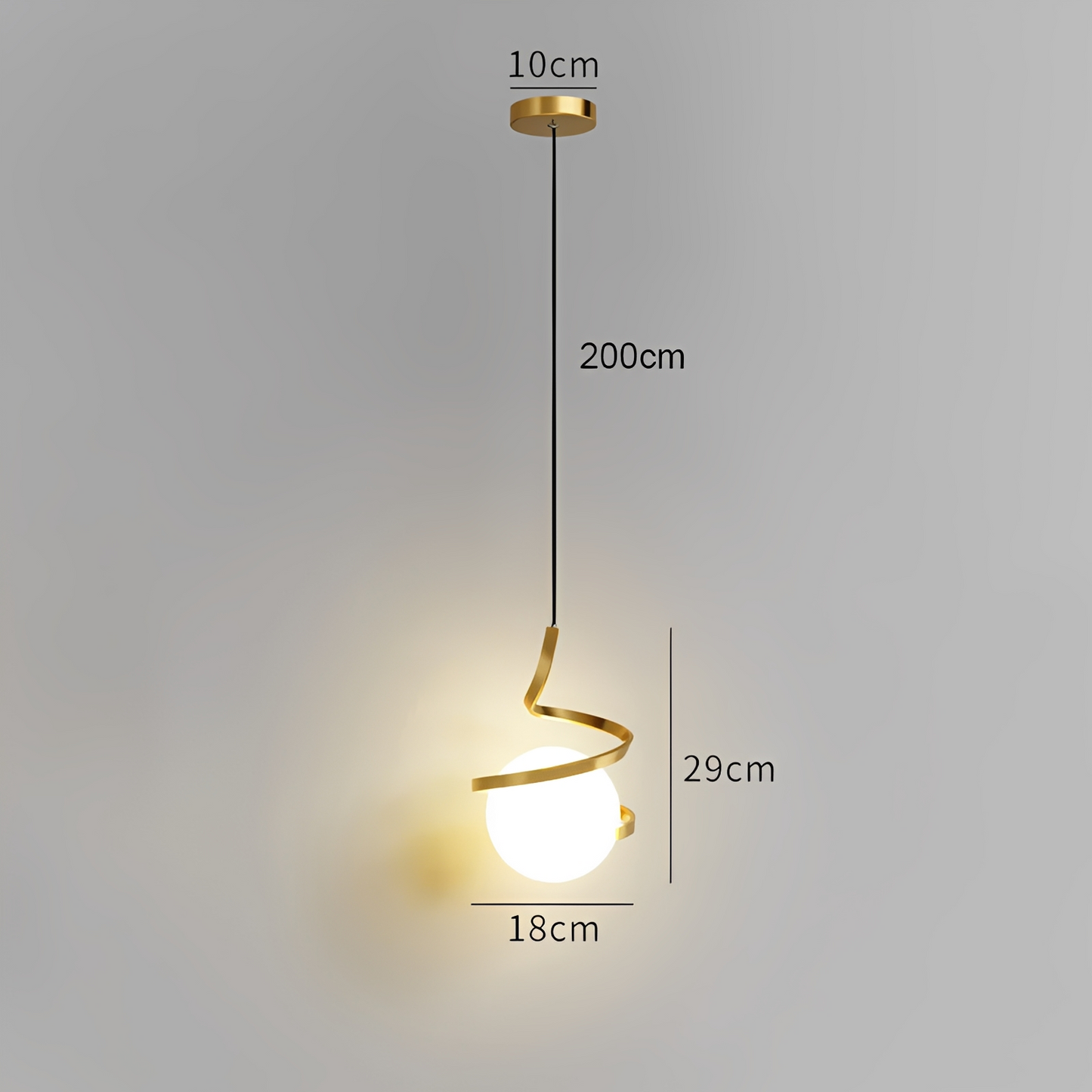Liam – Lampe suspendue design simple
