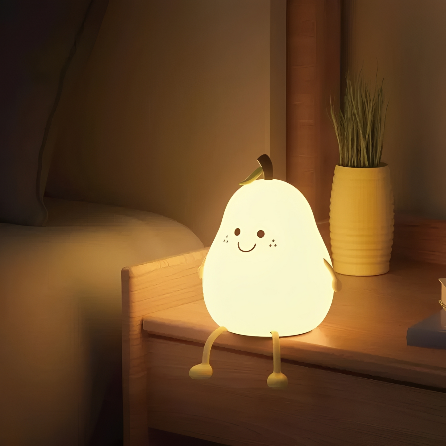 Perry – Lampe de nuit poire en silicone