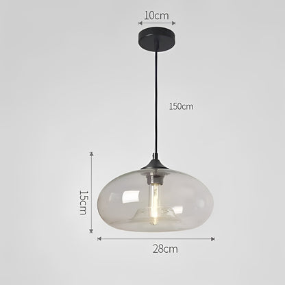 Greta – Suspension en verre inspirée vintage