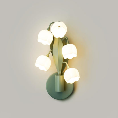 Louise – Élégante Lampe Murale Orchidées