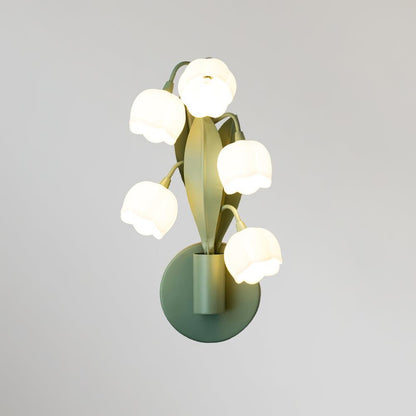 Louise – Élégante Lampe Murale Orchidées