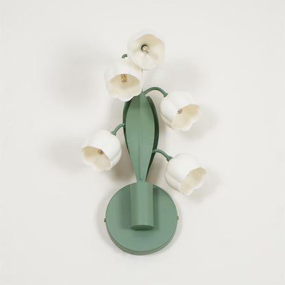 Louise – Élégante Lampe Murale Orchidées