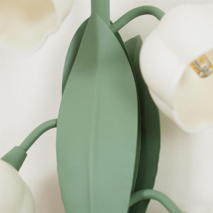 Louise – Élégante Lampe Murale Orchidées