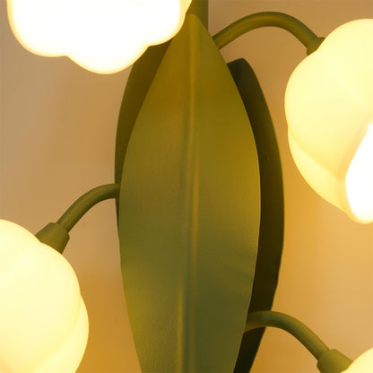 Louise – Élégante Lampe Murale Orchidées