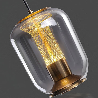 Savanna – Élégante suspension en verre pour espaces de vie élégants