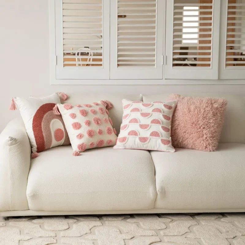 Lella – Boucle Tufted Housse de Coussin