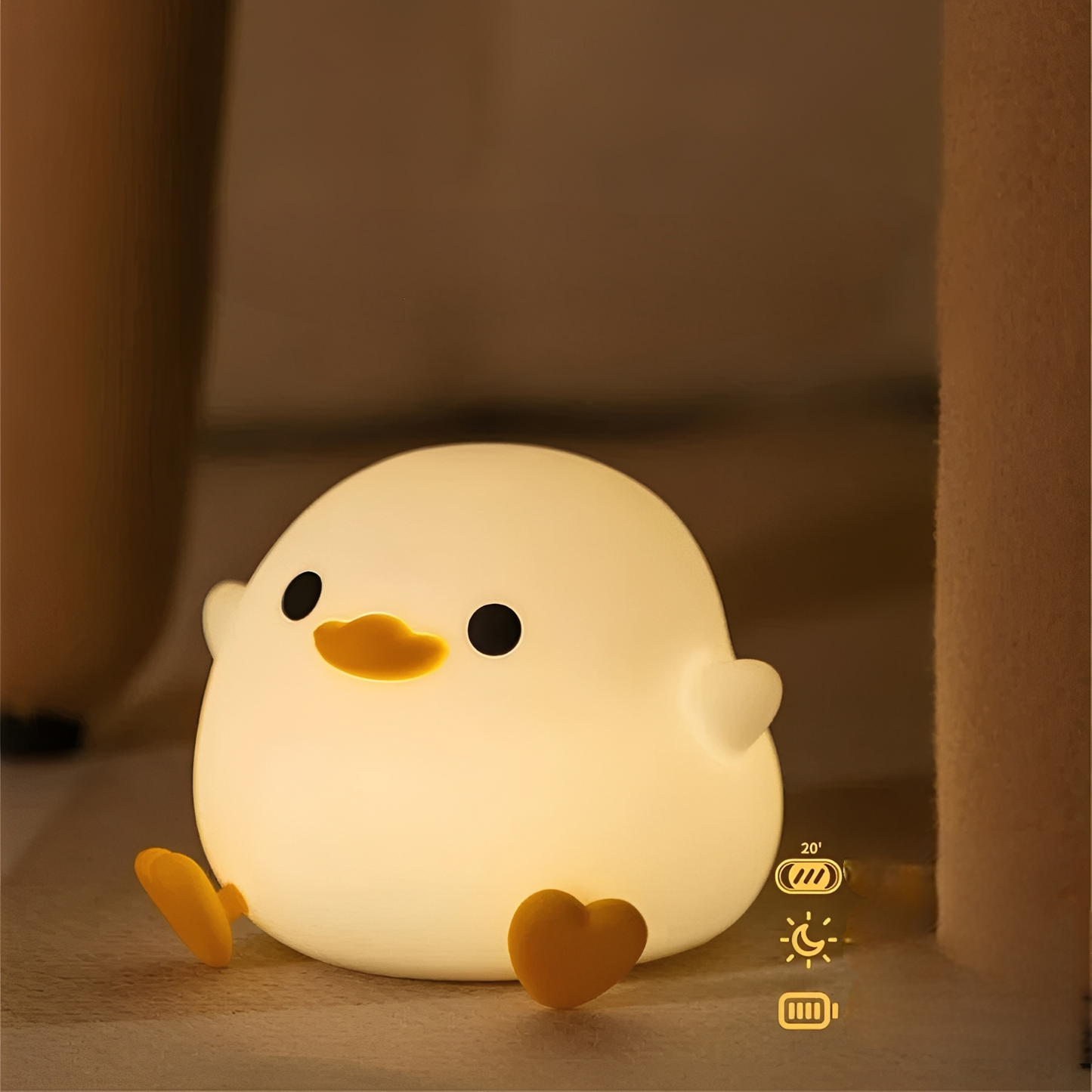 Rex – Lampe de nuit canard en silicone