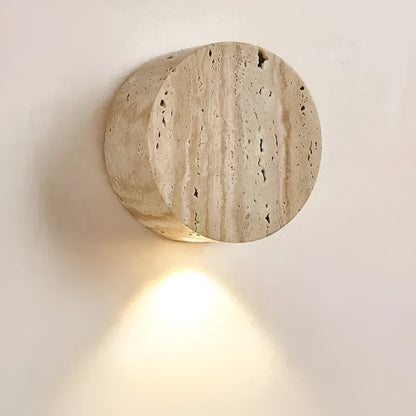 Sanya – Applique Murale en Travertin Wabi Sabi