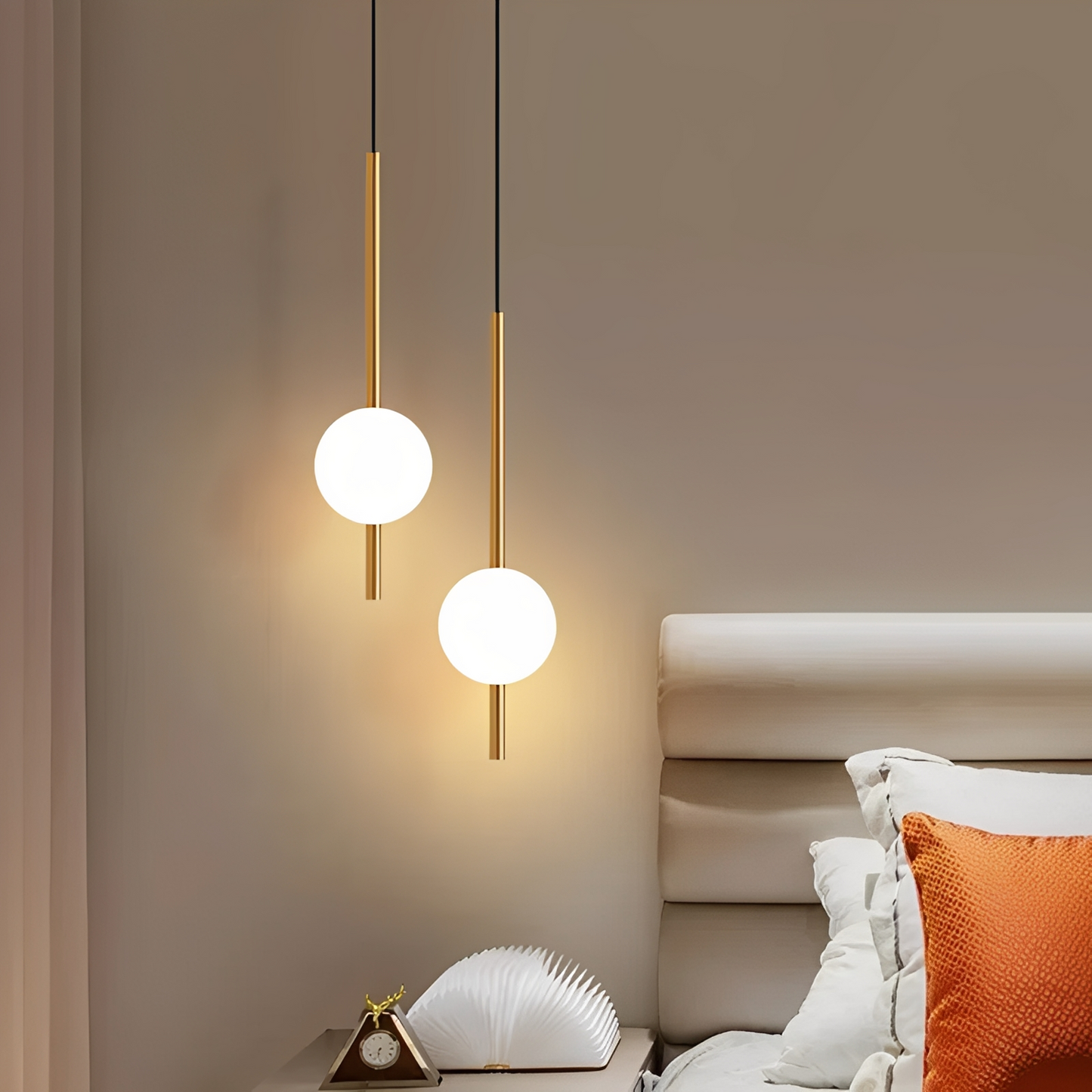 Riandne – Suspension en verre moderne