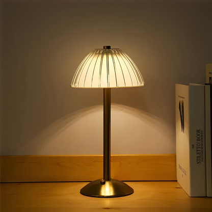 Lunaris – Lampe de table LED en cristal sans fil avec 3 couleurs de lumière