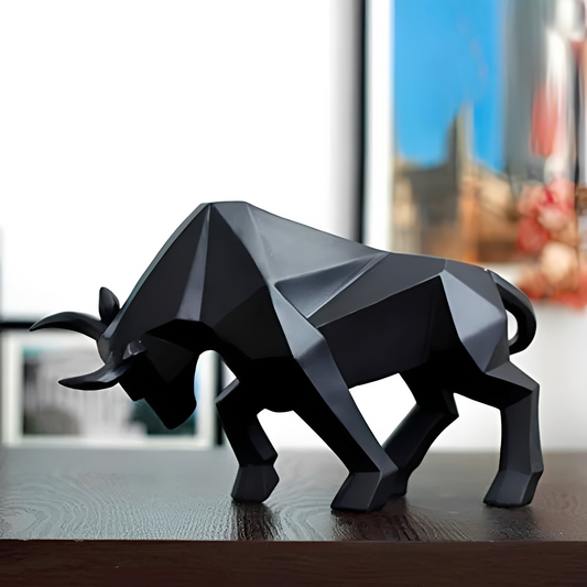 Bjorn – Sculpture en résine taureau