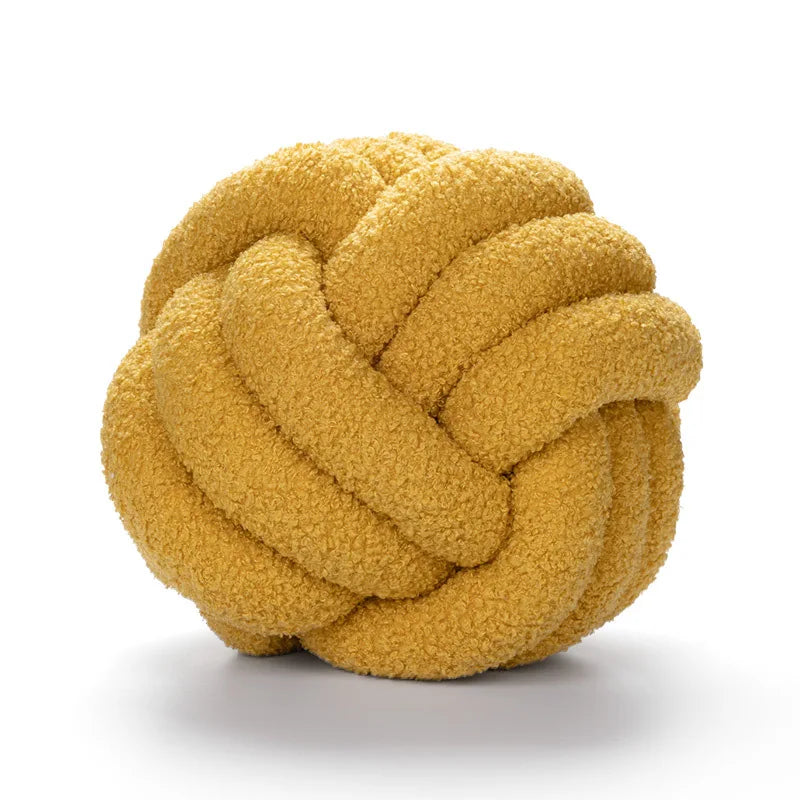 NœudTissé | Coussin de Jet Fait à la Main