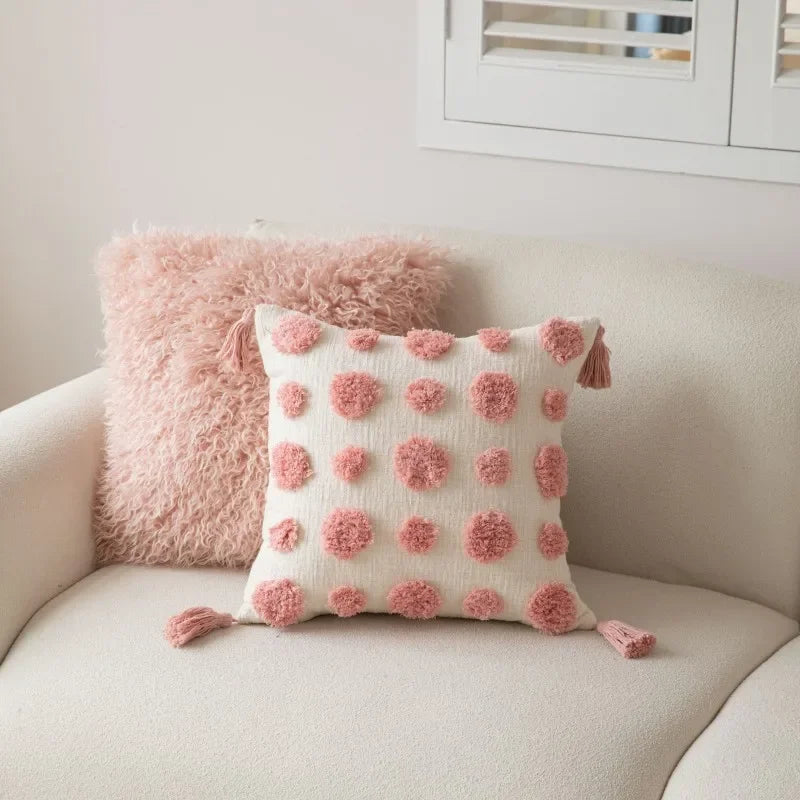 Lella – Boucle Tufted Housse de Coussin