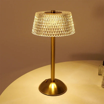 Elinna – Lampe de table moderne en acrylique et métal