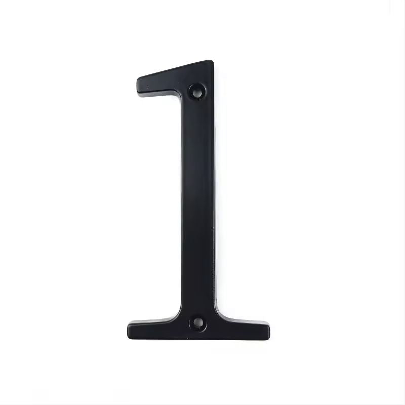 Yera – Numéro de porte en métal 3D noir
