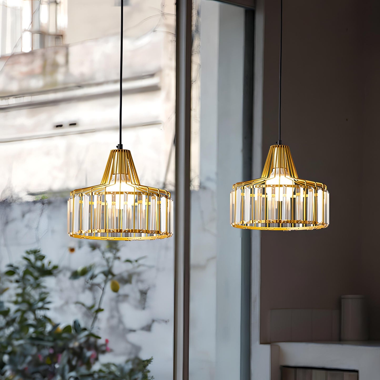 Guillermo – Lampe pendante en verre rond