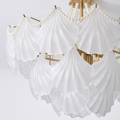 Gia – Lustre en verre coquillage
