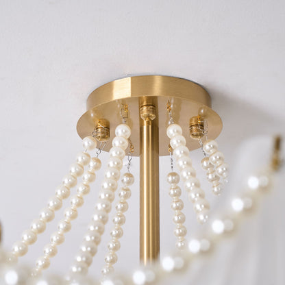 Gia – Lustre en verre coquillage