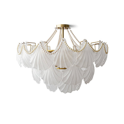 Gia – Lustre en verre coquillage