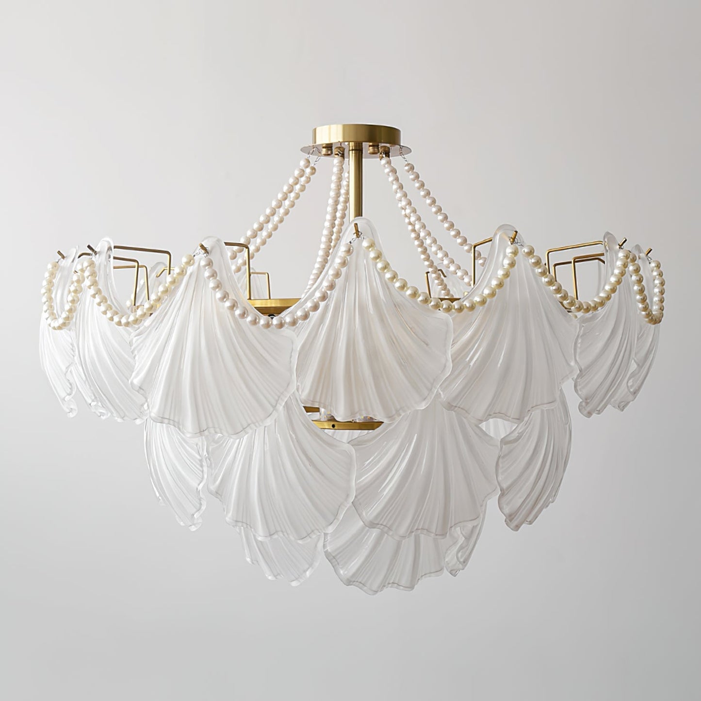 Gia – Lustre en verre coquillage