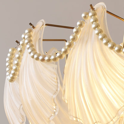 Gia – Lustre en verre coquillage