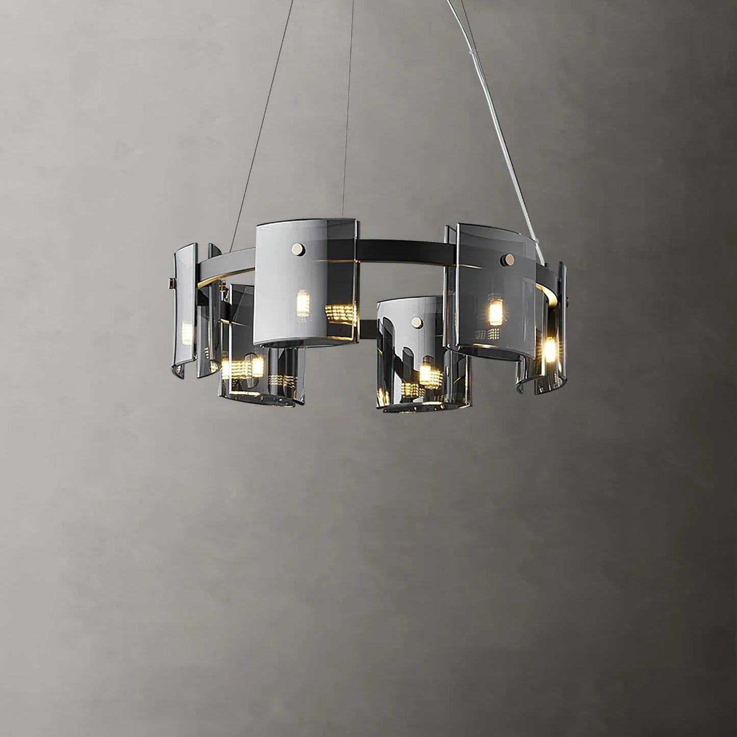 Koi – Suspension en verre moderne