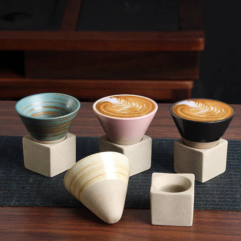 Yumi – Tasse à thé rétro en céramique japonaise