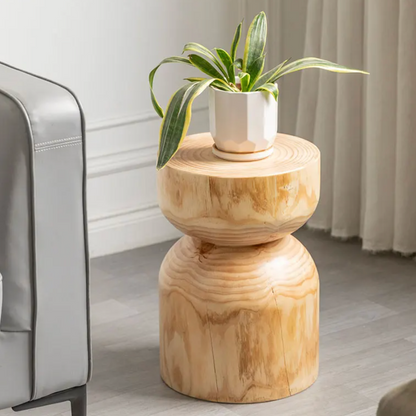Emil – Table d'appoint robuste en bois de pin