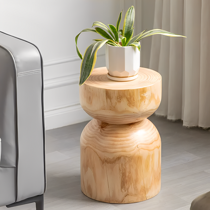 Emil – Table d'appoint robuste en bois de pin