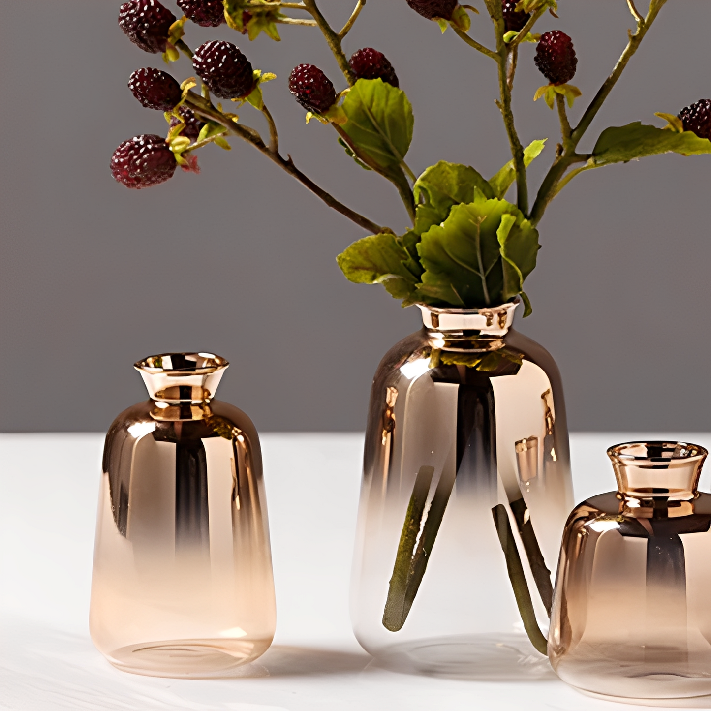 Nadine – Vase en verre moderne avec effet de dégradé