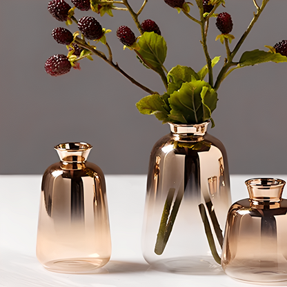 Nadine – Vase en verre moderne avec effet de dégradé