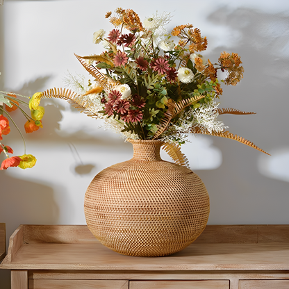 Rafa – Vase en osier boho