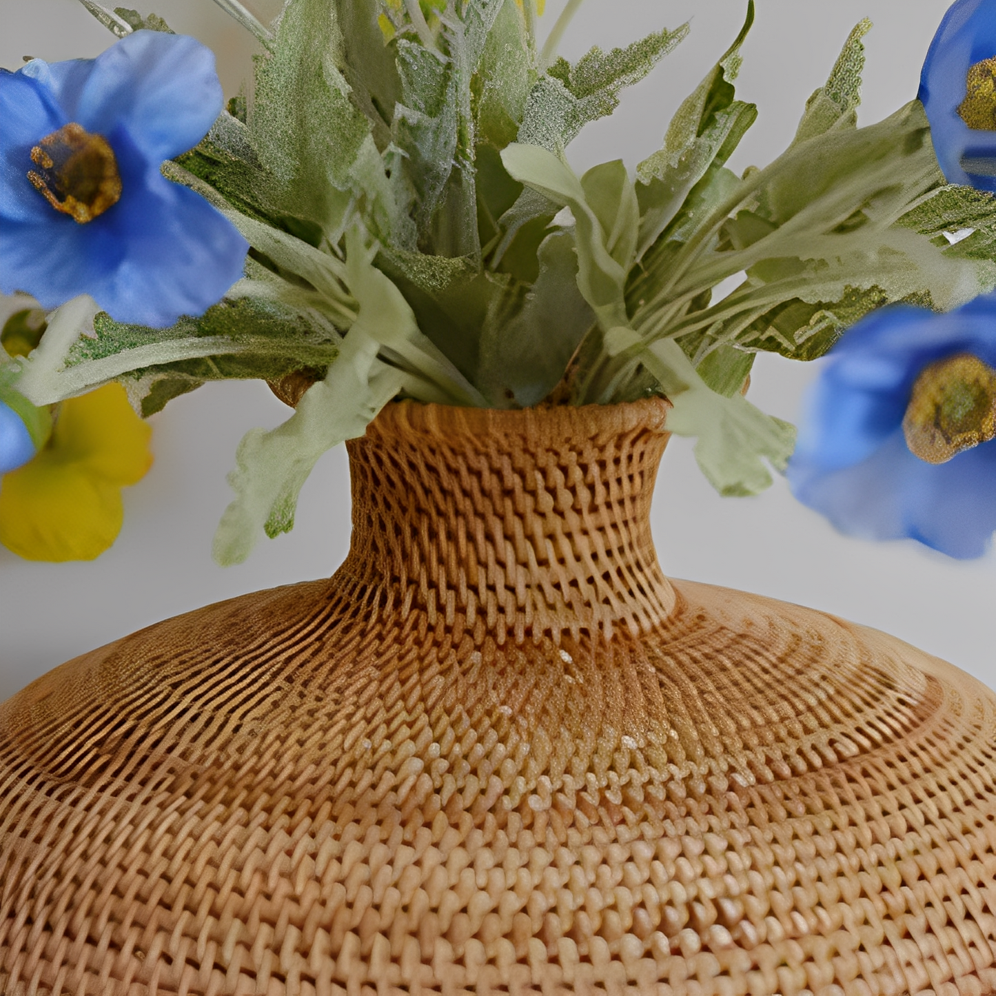 Rafa – Vase en osier boho