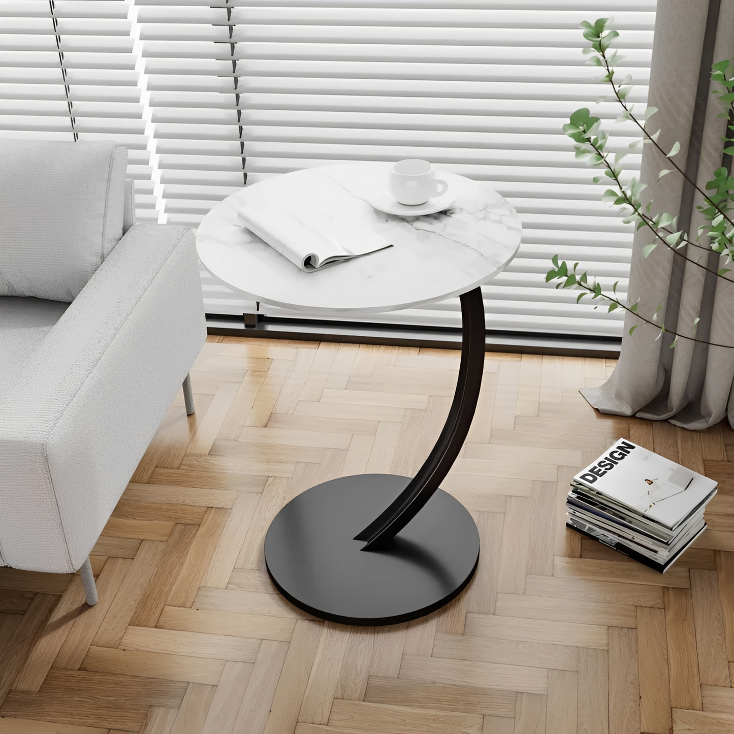 Lina – Table d'appoint rond