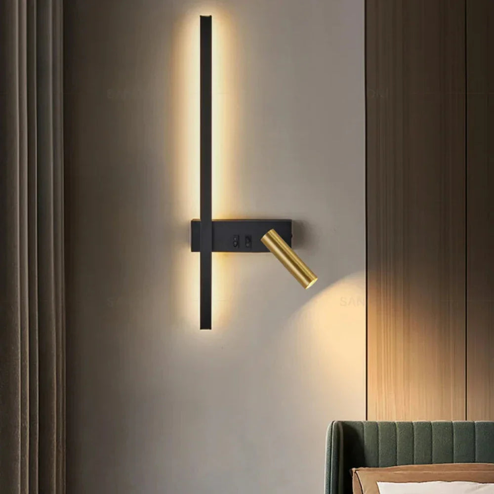 Akagi – Lampe murale moderne de luxe lumière