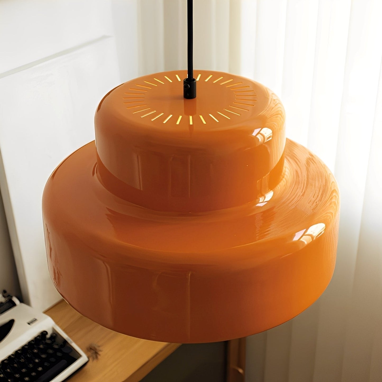 Olenya – Suspension Orange Vintage Nordique