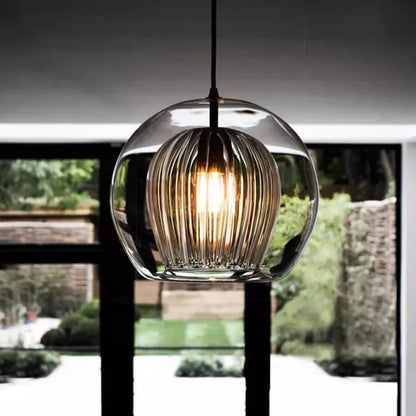 Alyna – Lampe suspendue en verre minimaliste