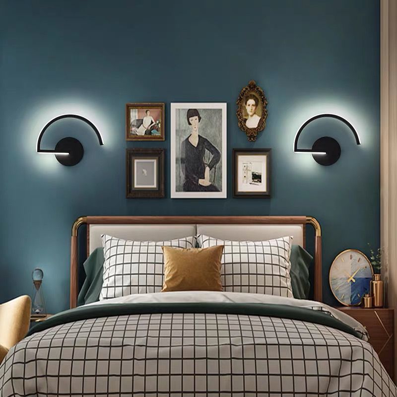 Saran – Art Minimal Applique Murale Semi-Cercle