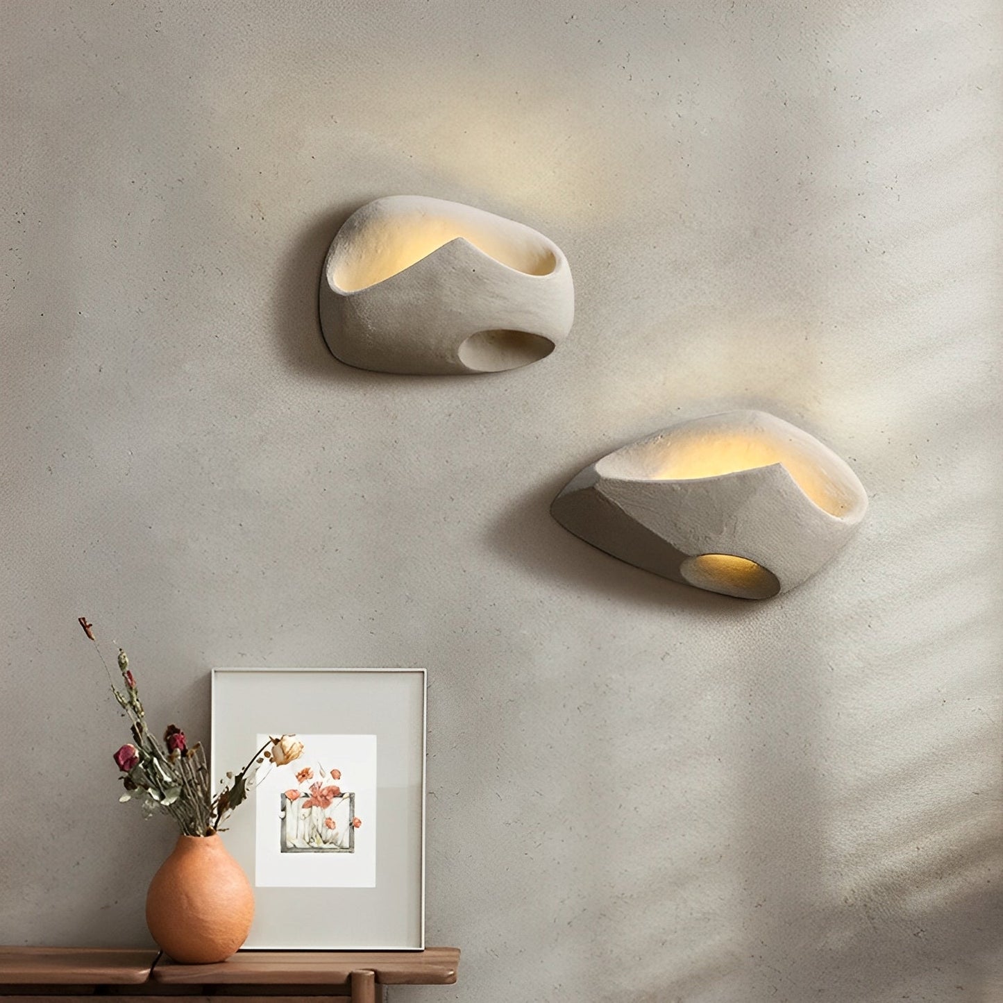 Edda – Applique en ciment dans le style Art-Déco moderne