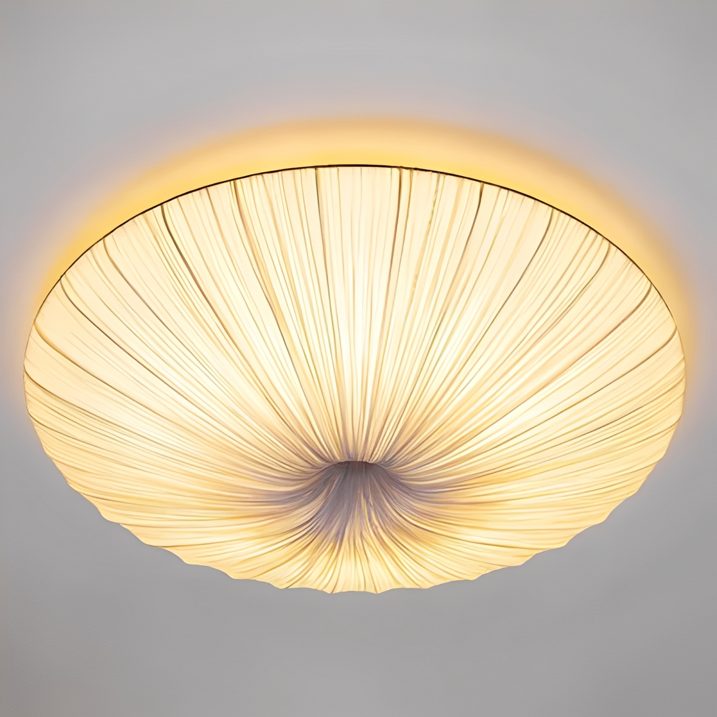 Yumi – Lampe Pendante en Tissu Minimaliste Japonais