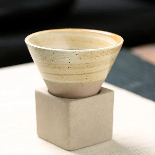 Yumi – Tasse à thé rétro en céramique japonaise