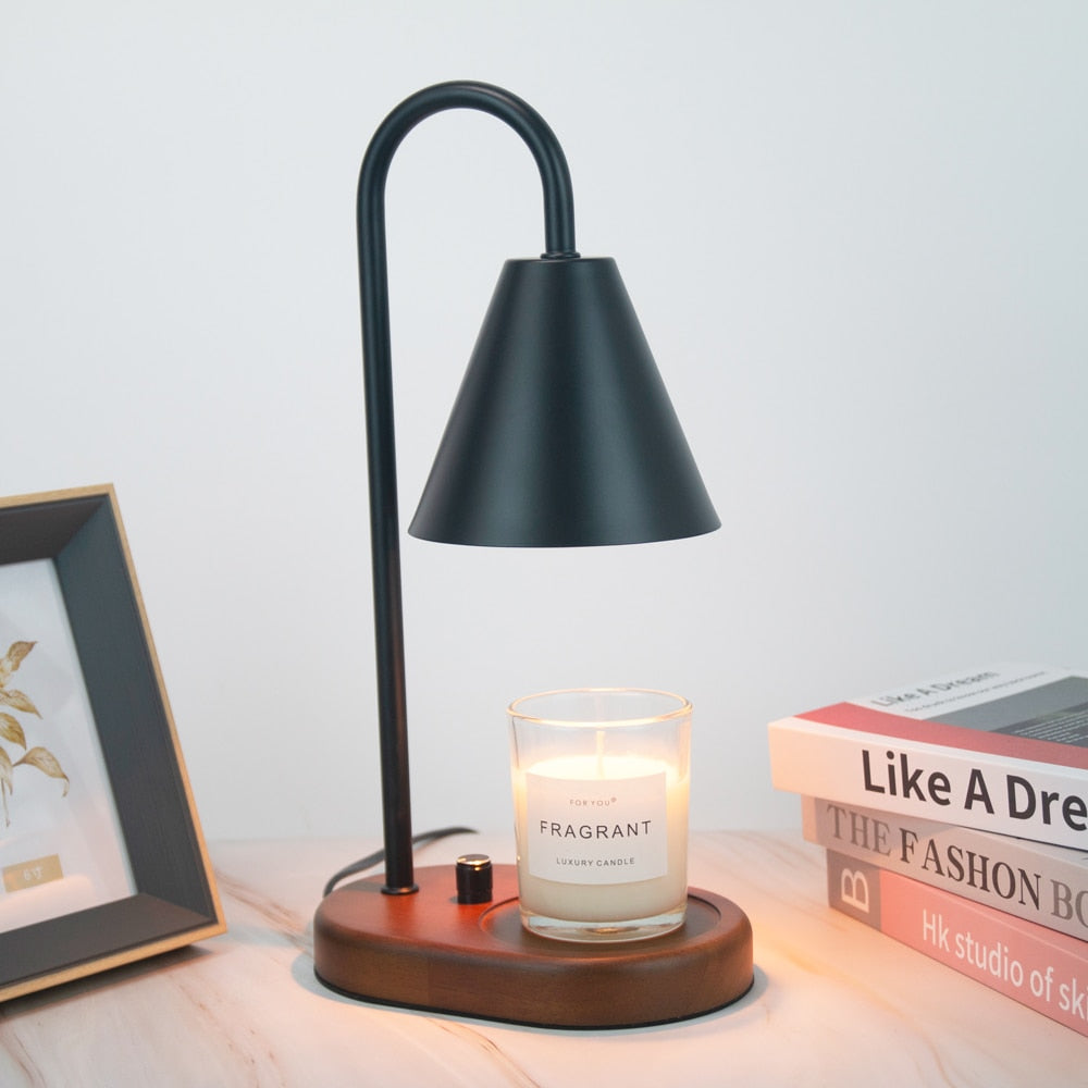 Serenya – Simple Lampe à Cire Fondue pour Aromathérapie