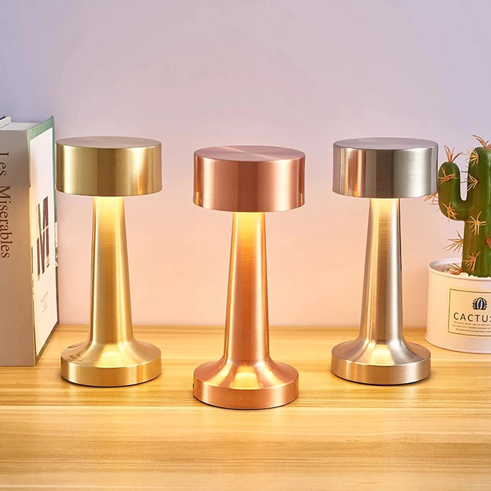Ayura - Lampe de table LED moderne en forme d'haltère