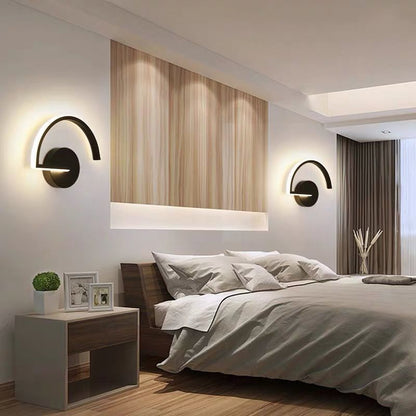 Saran – Art Minimal Applique Murale Semi-Cercle