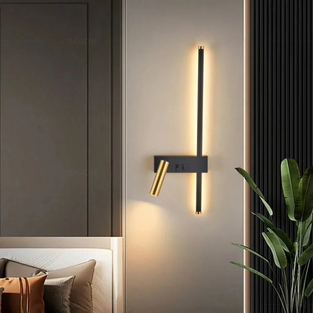 Akagi – Lampe murale moderne de luxe lumière