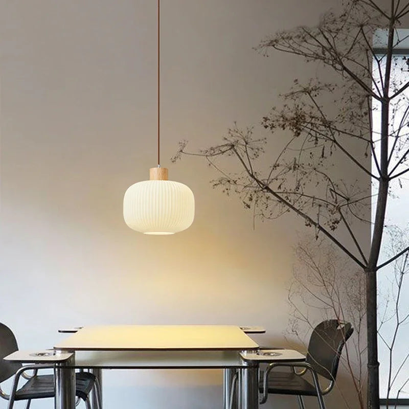 Akari – Suspension en verre japonais