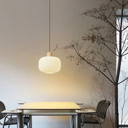 Akari – Suspension en verre japonais