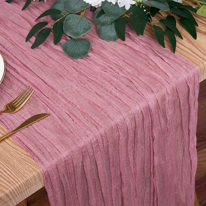 Raya – Voile-Chambray Tischläufer