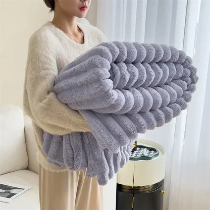 VeloursDeLapin - Couverture en Polaire Ultra-Douce