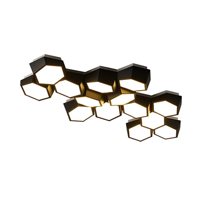 Nayra – Lampe de plafond LED géométrique